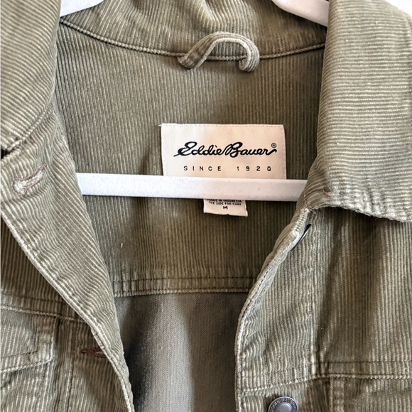 Eddie Bauer Green Corduroy Jacket / Medium - Picture 4 of 5